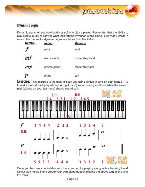 Jamorama Piano Book-1 PDF - Image 2