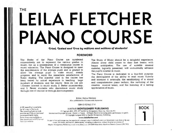 Leila Fletcher Piano Course Book-1 text pdf - Image 3